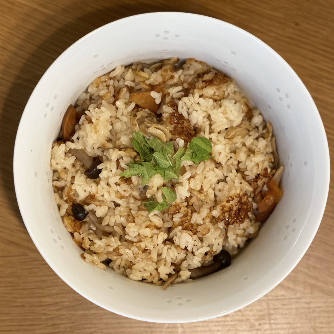 ホタテの炊き込みご飯
