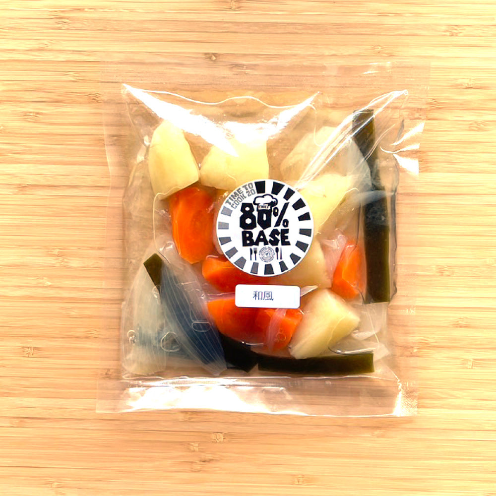 オーガニック冷凍カット野菜&80%BASE1週間セット