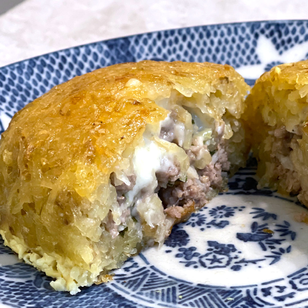 冷凍野菜 オーガニック ジャガイモの挽肉チーズ包み焼き