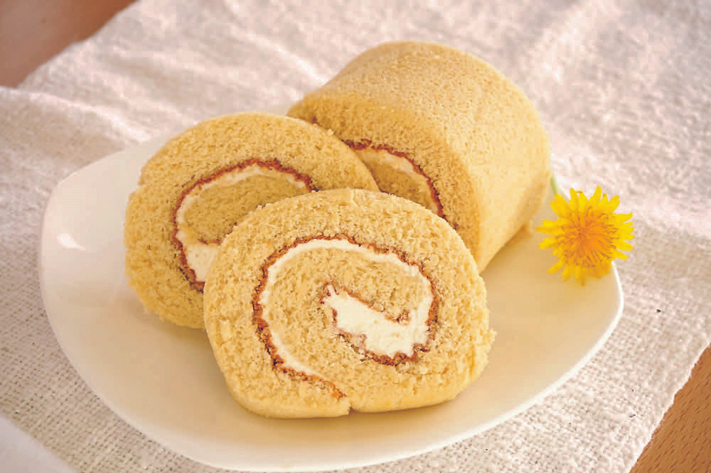 グルテンフリー米粉ロールケーキ