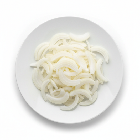 もっと皿に盛ったようにしてください。整然とならべず乱雑に。
商品画像として使用するので、真上からとったような白背景のシンプルな画像に変更してください。