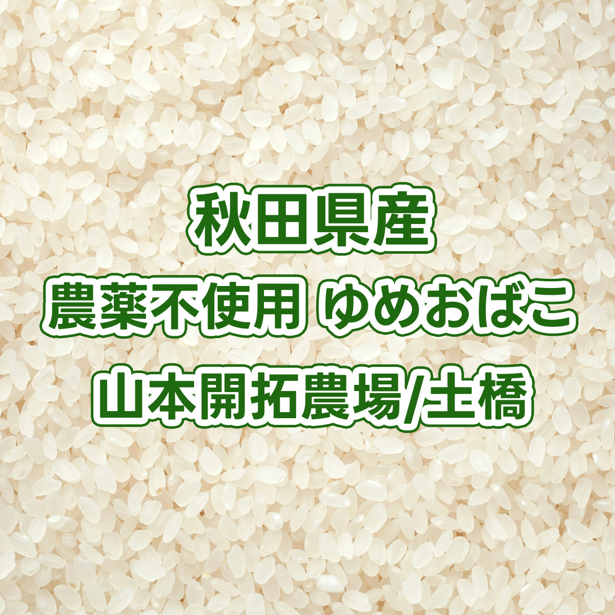 【次回発送予定10/23】秋田県産玄米 農薬不使用ゆめおばこ 山本開拓農場/土橋さん