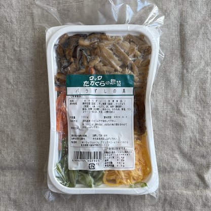 無添加バラ寿司の具　パック状態