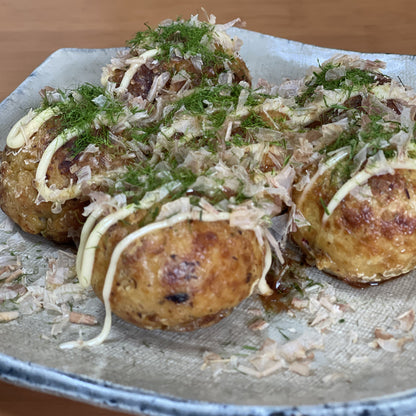 グルテンフリー米粉たこ焼き